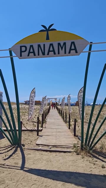 My favorite beach around Nea Kallikratia — Panama Beach! ☀️ Fine sand, sandy bottom, a volleyball c…